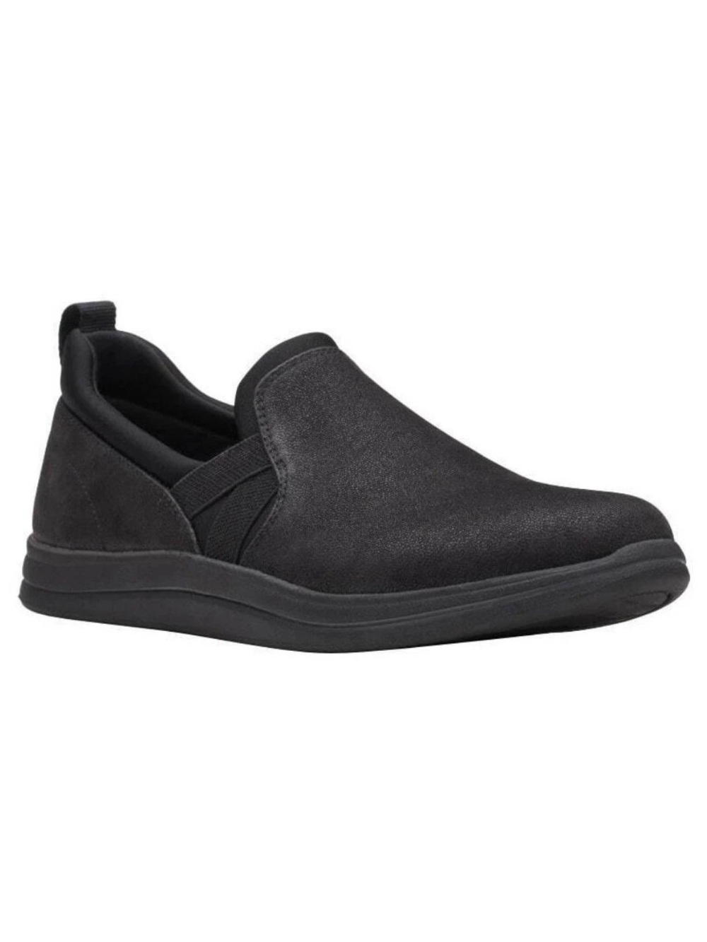 Clarks Cloudsteppers Women’s 8 Wide Breeze Bali Slip-On Loafer in Black NEW